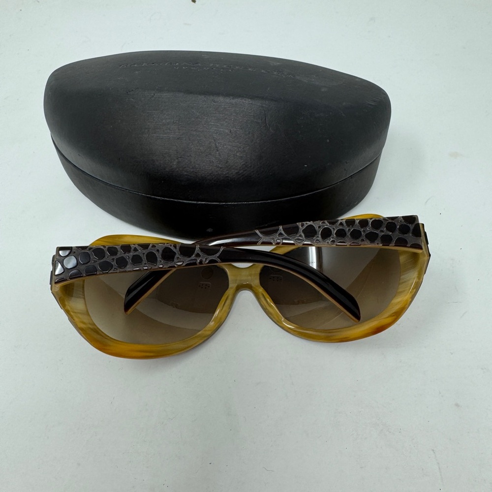 Carolina Herrera Croc Sunglasses - Picture 2 of 8